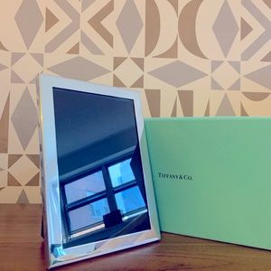 Tiffany & Co. pewter 5x7 photo frame